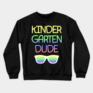 kinder garten dude Crewneck Sweatshirt